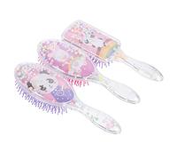 CALLARON Peigne à Cheveux Panda 3 Pièces Lot Petit Taille Léger Peigne à Airbag Confortable Garçon et Filles Usage Quotidien Dessin Animé Couleur Aléatoire