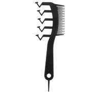 CALLARON peigne à dents larges peigne fin pour les cheveux peigne pour homme chauve prendre hair charms hair toppers peigne à tresser pour séparer peignes de coupe de cheveux tipi Black