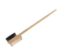 CALLARON Peigne Bambou Multi-Usage pour Teinture Cheveux Peigne Multi-Effets, Outil Coiffure Naturel Adapté aux Cheveux Bouclés