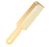 CALLARON Peigne Démêlant Métallique Pour Cheveux Masculins Outil De Coiffure Professionnel Acier Avec Poignée Dorée Pour Salon Et Usage Personnel