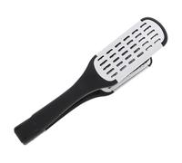 CALLARON Peigne Lisseur Double Tête Avec Poils De Sanglier Pour Cheveux Brosse à Cheveux Lissante Noir Et Blanc