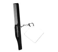 CALLARON Peigne Pliant Poche Voyage Peigne Pliable Poche Porte-clés Miroir Carré Pour Hommes