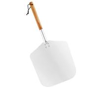 CALLARON Pelle à Pizza en Aluminium avec Manche en Bois, Pratique et Sécurisée, pour Restaurants Occidentaux et Cuisson Four