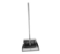 CALLARON Pelle à Poussière Résistante à L'usure en Acier Inoxydable avec Long Manche Grosse Ouverture Design Élégant, Nettoyage la Maison, Bar ou Fête