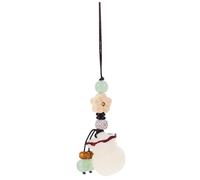 CALLARON Pendentif Bodhi Ornement de Téléphone Suspendu en Perles Naturelles, Chaîne Décorative pour Smartphone, Dragonne Délicate pour Téléphone Portable Compatible Accessoires, Présent