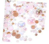 CALLARON Perles Demi-circulaires à Dos Plat Pour Bricolage Décoration Artisanale Perles Accessoires De Bricolage Avec Breloques à Dos Plat Pour Décoration