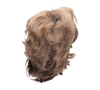 CALLARON Perruque Bou Courte pour Homme Cheveux Synthétiques Adaptée pour Cosplay Soirées Thématiques et Usage Quotidien Perruque Cosplay Style Rockeur