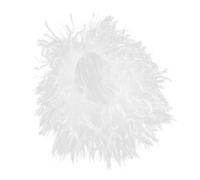 CALLARON Perruque de Vieillissant Blanche pour Cosplay Accessoire Déguisement Scientifique pour Costumes de Fête et à Thème