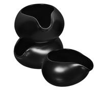 CALLARON Pichet à Lait en Céramique Vintage 3 Pièces Bec Verseur, Poignée Ergonomique et Fond Antidérapant, pour Café, Sauce et Sirop Chaud en Restauration et Usage Domestique