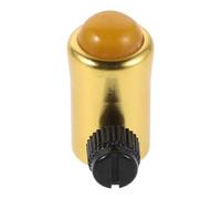 CALLARON Pied de Diapason Clé Incluse en Alliage D'aluminium Base en Agate Jaune, Accessoire Élégant Performance Améliorée pour Thérapie Musicale