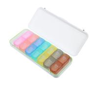 CALLARON Pilulier Portable Pilulier Mensuel Pilulier De Voyage Pilulier Hebdomadaire Trousse De Voyage Distributeur De Blanc En Polypropylène