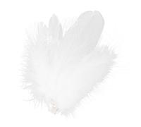 CALLARON Pince à Cheveux Aile D’ange Décorative Plumage Cygne Blanc Petite Taille Accessoire Ballet Mariage Fête Fille Élégante