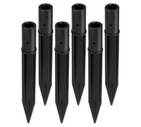 CALLARON Piquets pour Lampes de Jardin 6 Pièces en Plastique 160 MM pour Remplacement Éclairage Extérieur Facile à Installer