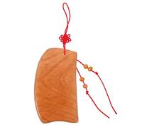 CALLARON Planche à Gratter Gratte- Pour Thérapie Outils De Massage Masseur Léger Masseur De Cou Masseur De Corps Masseur De Tête Masseur De Point D'acupuncture Brown En Bois
