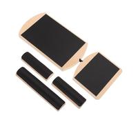 CALLARON Planche Surf Balance Board en Bois Antidérapante pour Entraînement Équilibre, Étirement du Mollet et Rééducation du Pied, pour Yoga et Bureau
