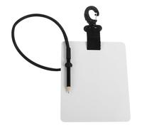 CALLARON Plaque D’écriture de Plongée sous-Marine en Abs, Légère et Fine | Clip Pivotant et Crayon Inclus, Format Pratique à Transporter, pour Activités Sous-marines et Usage Polyvalent