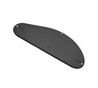CALLARON Plaque de Protection Arrière Effet Décoratif et Anti-rayures pour Guitare Électrique en Plastique Noir Accessoire pour Pièces de Rechange DIY
