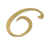 CALLARON Plaque Numéro de Maison en Cuivre Or, Texture Forte et Pratique, pour Chambres D'hôtel et Bureaux, 1 Pièce