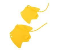 CALLARON Plaquettes de Natation en Silicone Jaune Sangles Réglables, Pagaies D’entraînement pour Adultes et Garçon et Filles, Équipement de Natation Polyvalent Plongée, Le Crawl Fitness