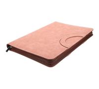 CALLARON Pochette à Documents Zippée Étui à Documents A4 en PU Rose, Organiseur Multifonction pour Certificats, Passeport et Titres de Propriété, Voyage et Usage Quotidien, Étudiants