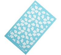 CALLARON Pochoir de Sérigraphie en Polyester pour Pâte Polymère, Motif Feuille de Ginkgo, Réutilisable et Léger, Outil de Bricolage Argile pour Loisirs Créatifs et Fabrication de Bijoux,