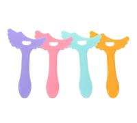 CALLARON Pochoirs pour Eyeliner en Silicone 4pcs, Élasticité, Ne Blesse Pas la Peau, Outil Multifonction pour Maquillage Rapide et Paquet de Voyage Couleur Aléatoire Plusieurs styles