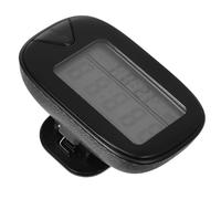 CALLARON Podomètre Électronique Numérique, Compteur de Pas, Abs Noir, Grand Écran, Suivi des Calories Brûlées, avec Clip, pour Jogging et Exercice, Hommes et Seniors