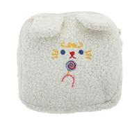 CALLARON Porte-cosmétiques Peluche à Motifs Lapin Brodé Petit Format pour Serviettes Hygiéniques Femmes Adolescentes Usage Quotidien