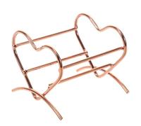 CALLARON Porte-éponge Rangement Esthétique à Maquillage en Alliage de Cœur et Facile à Nettoyer Support Séchoir pour Éponges de Beauté pour Tiroirs et Boîtes à Maquillage