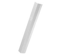 CALLARON Porte Mezouza en Aluminium 12,5 CM Argenté, Étui à Parchemin Fixation Adhésive sans Perçage, Montage Sûr pour Porte d'Entrée