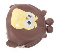 CALLARON Porte-Monnaie Chouette Silicone Compact Et Léger Pochette Change pour Femmes Pratique Et Adorable pour Rangement De Au Quotidien