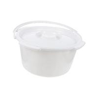 CALLARON Pot de Chambre pour Adulte avec Couvercle Urinoir Portable Seau de Toilette pour Personnes Âgées Facile à Nettoyer Isolation des Pratique Voyages
