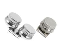 CALLARON Pot de Mélange de Couleurs 2 Pièces en Acier Inoxydable Argenté Portable pour Peinture à L'huile, Adapté pour Peinture Intérieure et Extérieure