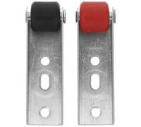 CALLARON Poulie Mobile pour Portes Larges en Acier Laminé à Froid, Roulettes de Porte de Grange Silencieuses Structure de Support Verticale et Contrôle Directionnel, Lot de 2 Pièces