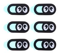 CALLARON Protection d'Objectif pour Webcam Lot de 6 Autocollants Ultra-Compacts à Motifs Originaux pour Ordinateurs Portables et Tablettes Usage Privé et Scolaire Multicolore