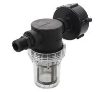 CALLARON Raccord Adaptateur pour Réservoir Ibc S60x6 à 1/2 Pouce, Filtre D’eau Intégré pour Filtration Liquide, Kit 2 Pièces Anticorrosion, Compatible Transfert Eau de Pluie et Usage