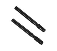 CALLARON Rallonge de Valve de Pneu Intérieur 60 Mm Noire 2 Pièces Tige D’Extension pour Chambre à Air de Vélo Compatible VTT et Vélo de Route pour Gonflage Facile et Rapide