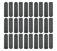 CALLARON Rallonges de Casquette Réglables en Plastique, Lot de 30 Sets de Pièces, Fixations à 7 Trous pour Sangles de Chapeaux Snapback, Accessoires Portables Compatibles Casquettes