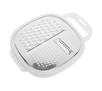 CALLARON Râpe Cuisine en Acier Inoxydable Blanc Multifonctionnelle pour Trancher et Râper Légumes et Fromage, Outil Cuisine et Préparation Alimentaire