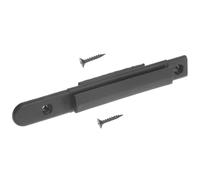 CALLARON Récepteur de Corde Rétractable Noir en Abs, Accessoire Flexible et Polyvalent pour Barrière de Sécurité, pour Contrôle des Foules et Espaces Industriels