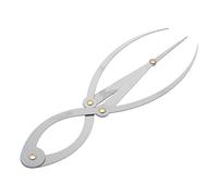 CALLARON Règle à Sourcils en Acier Inoxydable Courbe Outil de Dessin Précis pour Femmes Mesures Symétrie Sourcils Usage Beauté Professionnel