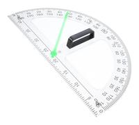 CALLARON Règle Magnétique Multifonction pour Géométrie Rapporteur Transparent Outil de Mesure Angle Précis pour Enseignement Mathématique