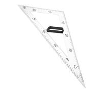 CALLARON Règle Triangulaire Magnétique en Abs Outil de Dessin Professionnel Multifonction pour Matériel Pédagogique, Adaptée aux Mathématiques et Physique pour Tableau