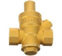 CALLARON Régulateur de Pression D'eau Réglable 1/2 Pouce en Laiton Solide Réducteur de Pression Domestique Dn15 Soupape Anti-retour Adapté pour Irrigation et Camping-car Contrôle Précis