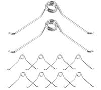 CALLARON Ressorts de cisailles à moutons 10 Pcs Acier Inoxydable V-shape Accessoires de Jardinage Réutilisables pour Taille Manuelle