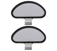 CALLARON Rétroviseurs D’angle Mort pour Voiture 2 Pcs Noirs, Miroir Auxiliaire Latéral Grand Angle pour Conduite Accompagnée, Accessoire Automobile de Sécurité pour Jeune Conducteur