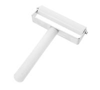 CALLARON Rouleau D'application de Film, Rouleau pour Sceller les Coutures, 8cm, Silicone et Acier Inoxydable, Blanc, pour Écrans Électroniques et Tablette, Réparation D'écran, Voyage