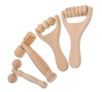 CALLARON Rouleau De Massage En Ergonomique 4pcs Masseurs De Pieds Cou Et Épaules Outil De Relaxation Quotidien Accessoire De Bien-maison Masseur Compact Adapté Aux Points D'acupuncture