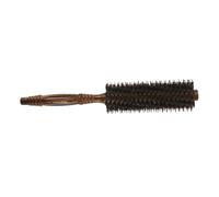 CALLARON Rouler Peigne à rouleaux à poils brosse ronde pinceau circulaire brosse à cheveux en poils brosse à cheveux rouleau brosse coiffante peigne à friser rond brosse rouleau bois Coffee