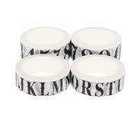 CALLARON Ruban Adhésif Décoratif Washi 4 Rouleaux pour Loisirs Créatifs, Autocollants Alphabet 15 Mm et Chiffres 20 Mm, Bandes Adhésives pour Scrapbooking, Journal Intime et Bricolage